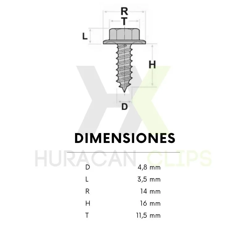 TORNILLO PASO DE RUEDAS VOLKSWAGEN (25 Uds.) - Imagen 2