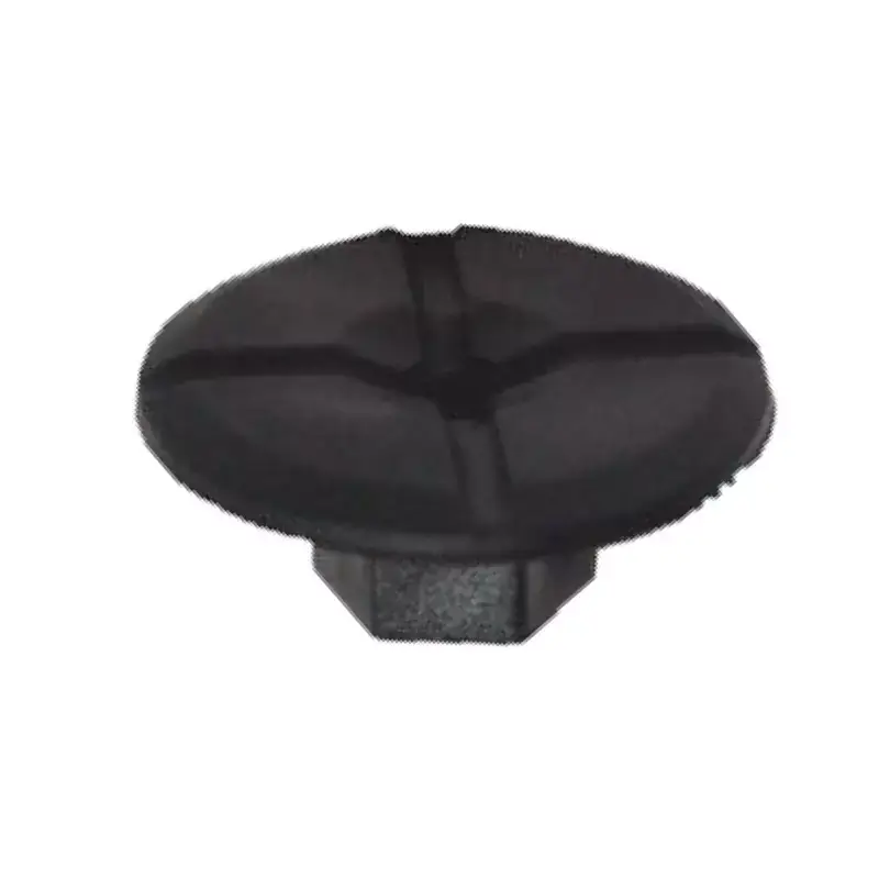 Tuerca PVC mercedes negra (10 Uds.)