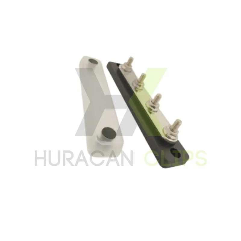 Busbar repartidor de 150A y 4 polos para cuadro eléctrico.