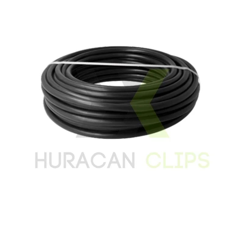 Cable de batería negro extraflexible de cobre para polo negativo y toma de masa en 12V/24V.